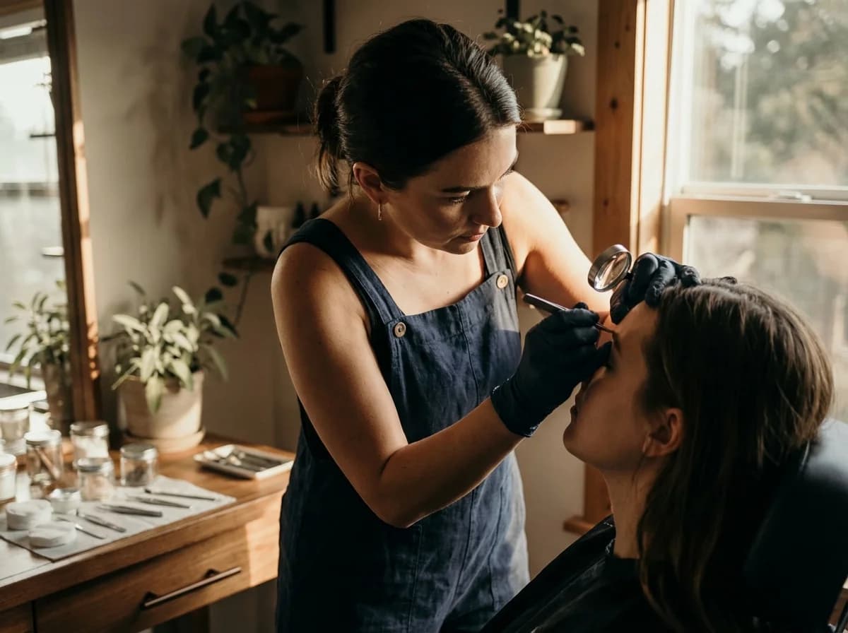 Брови и ресницы