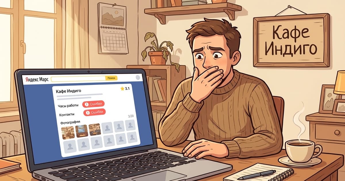 10 ошибок в карточке Яндекс.Карт, которые стоят вам клиентов