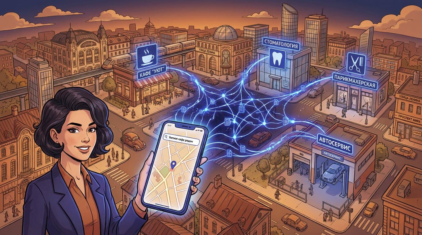 Нейросетевой поиск на Яндекс.Картах: как оптимизировать карточку под ИИ в 2026 году